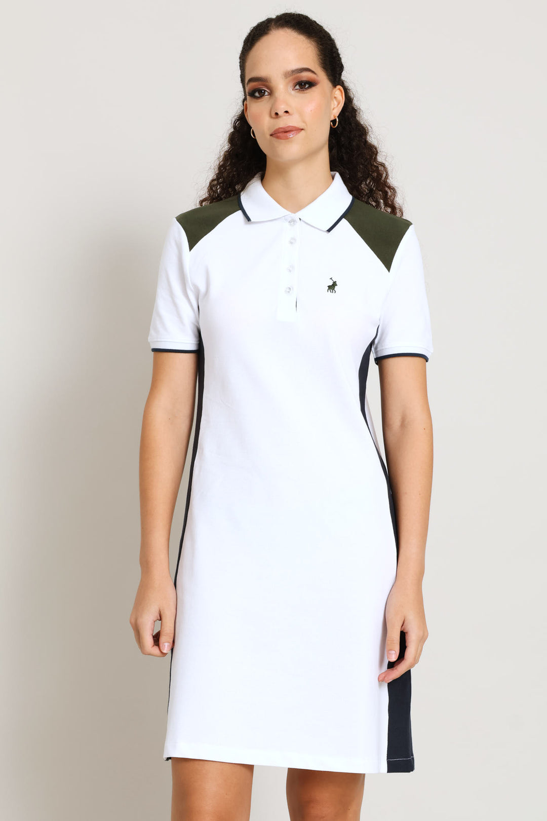 Ella Sport Golfer Dress - White
