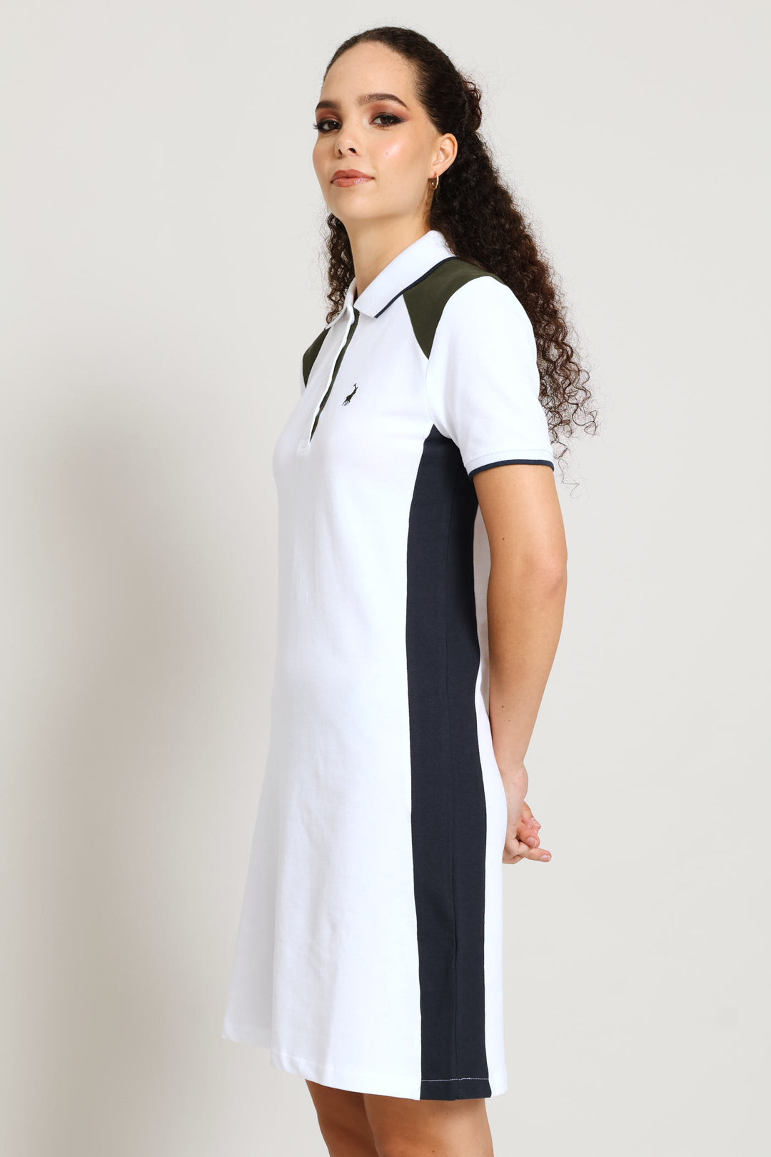 Ella Sport Golfer Dress - White