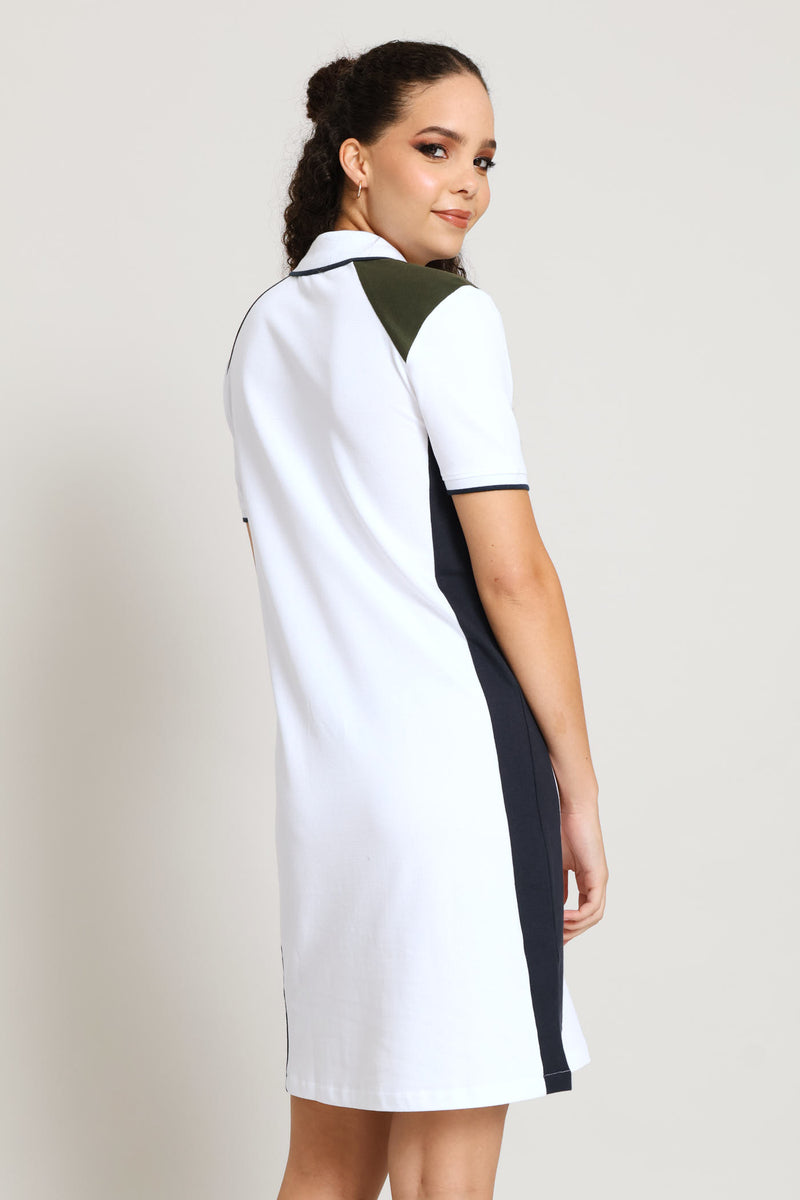 Ella Sport Golfer Dress - White