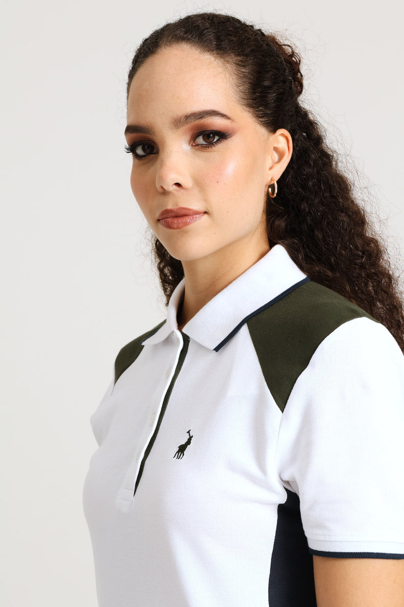 Ella Sport Golfer Dress - White