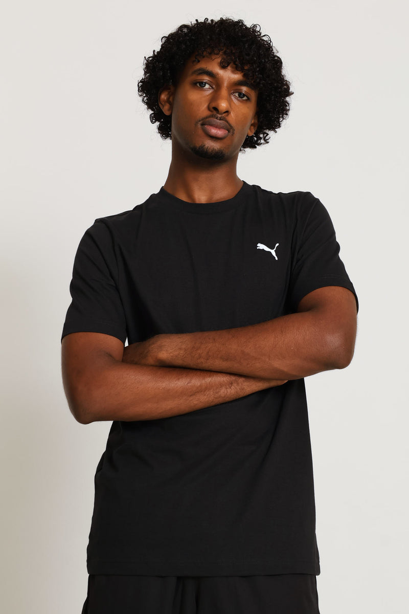 Essential Small Logo Tee - Black