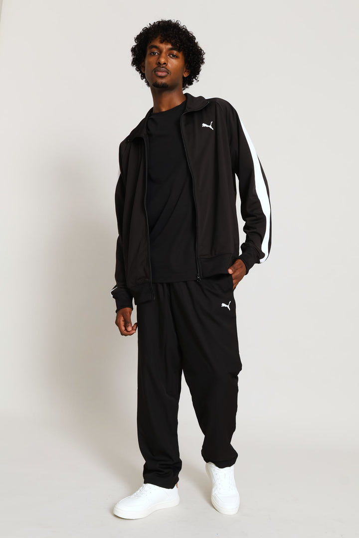 Essential T7 Poly Track Jacket - Black