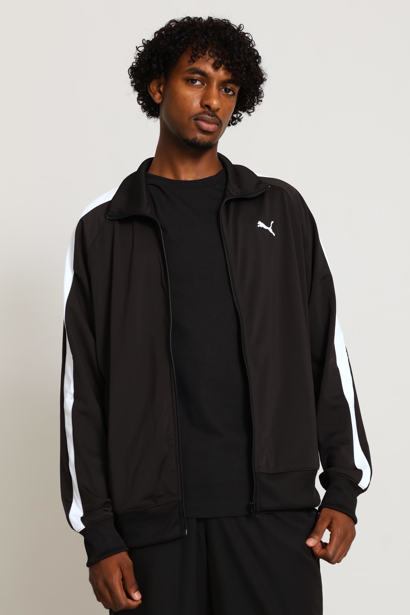 Mens Essential T7 Poly Track Jacket - Black – Edgars