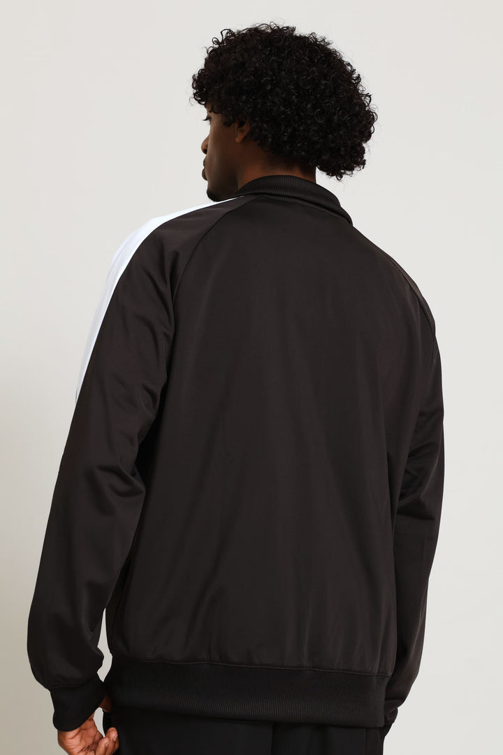 Essential T7 Poly Track Jacket - Black