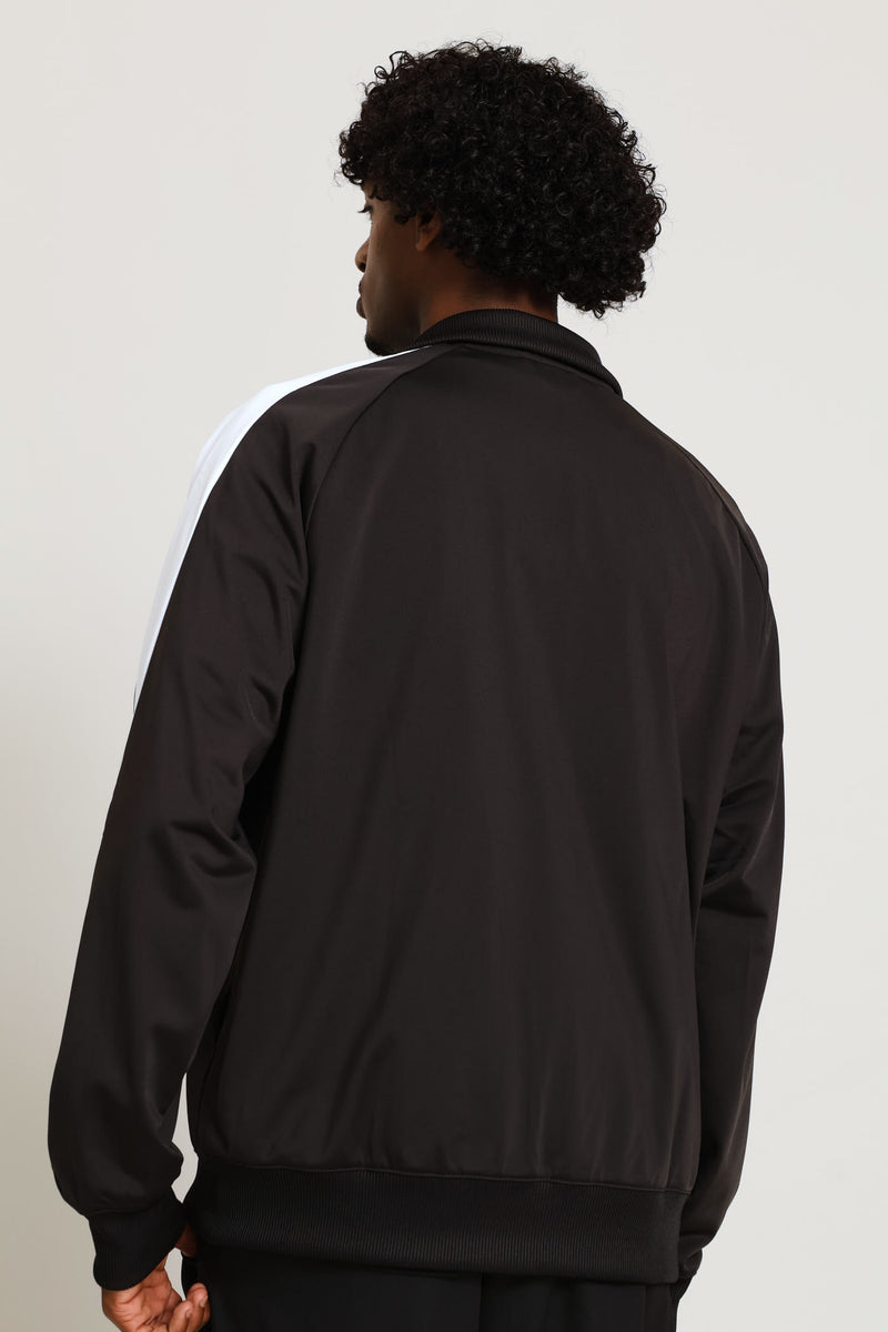 Essential T7 Poly Track Jacket - Black