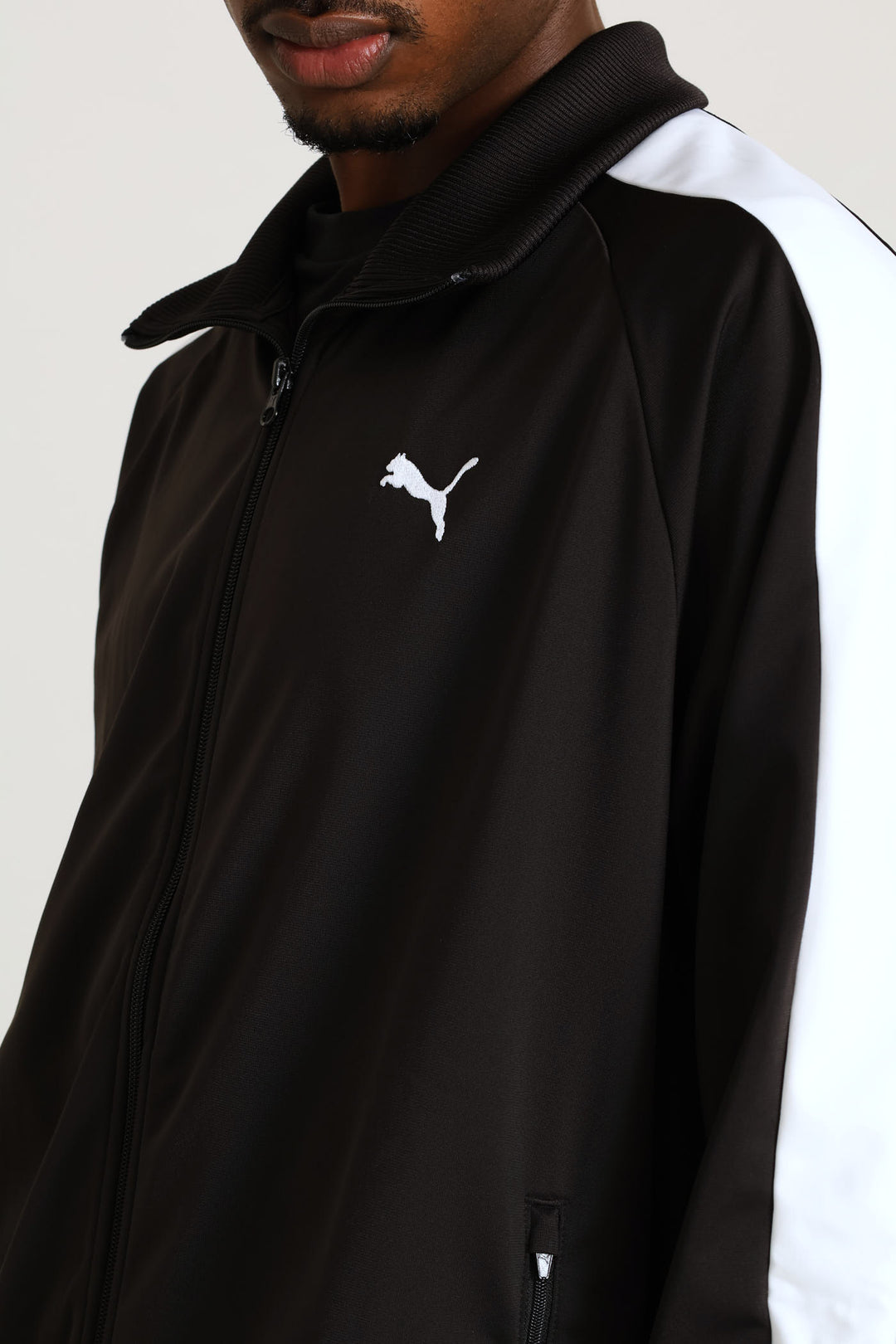 Essential T7 Poly Track Jacket - Black
