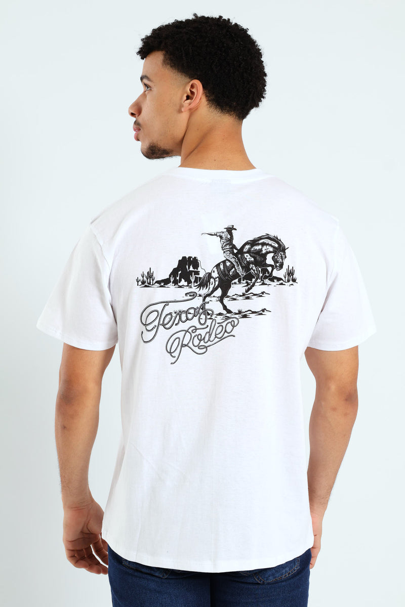 Rodeo Tee - White