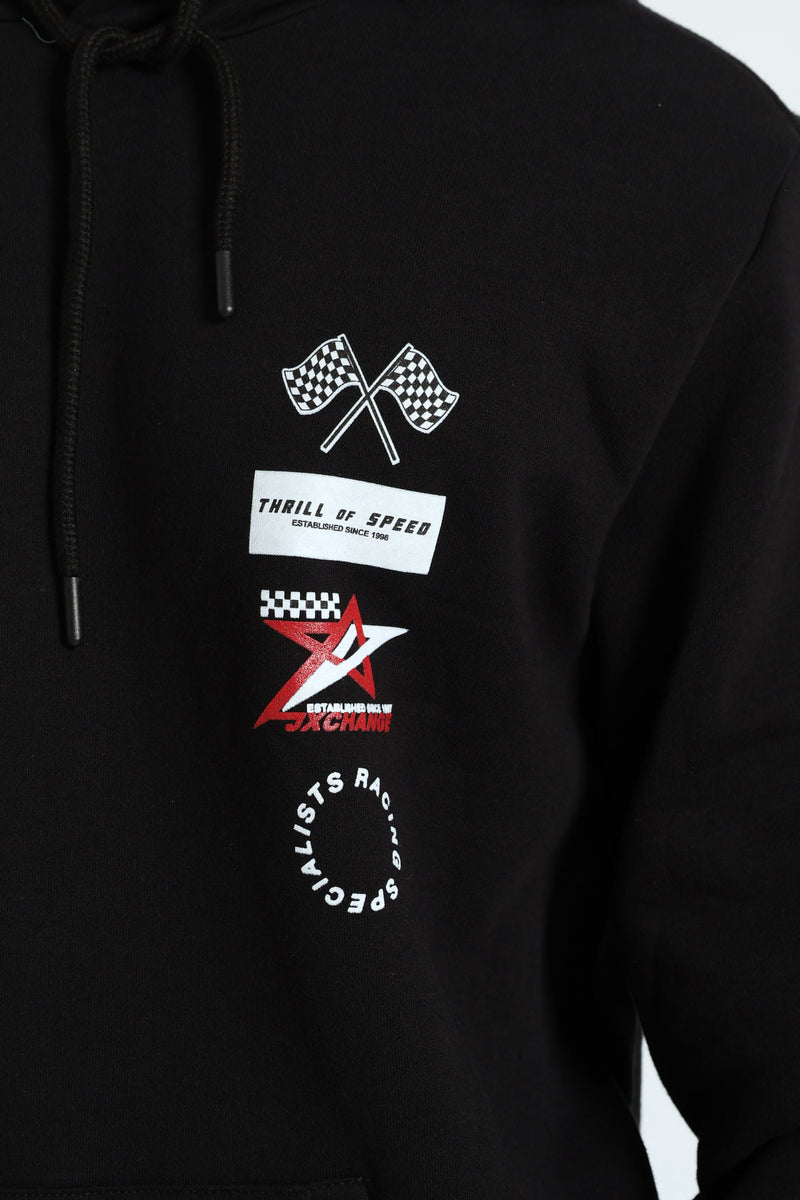 Racing Hoody - Black