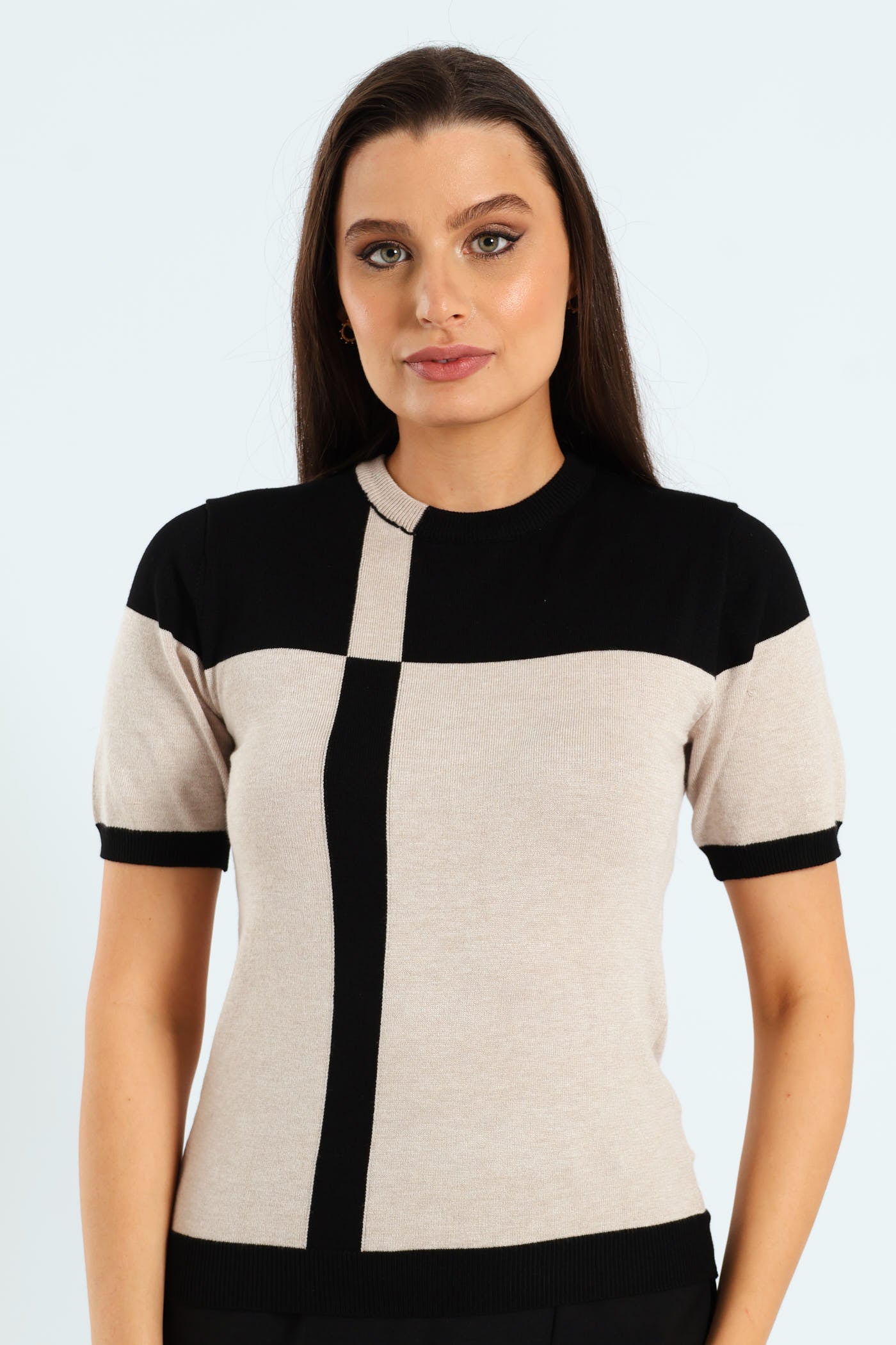 Ladies Monochrome Pullover - Oatmeal – Edgars
