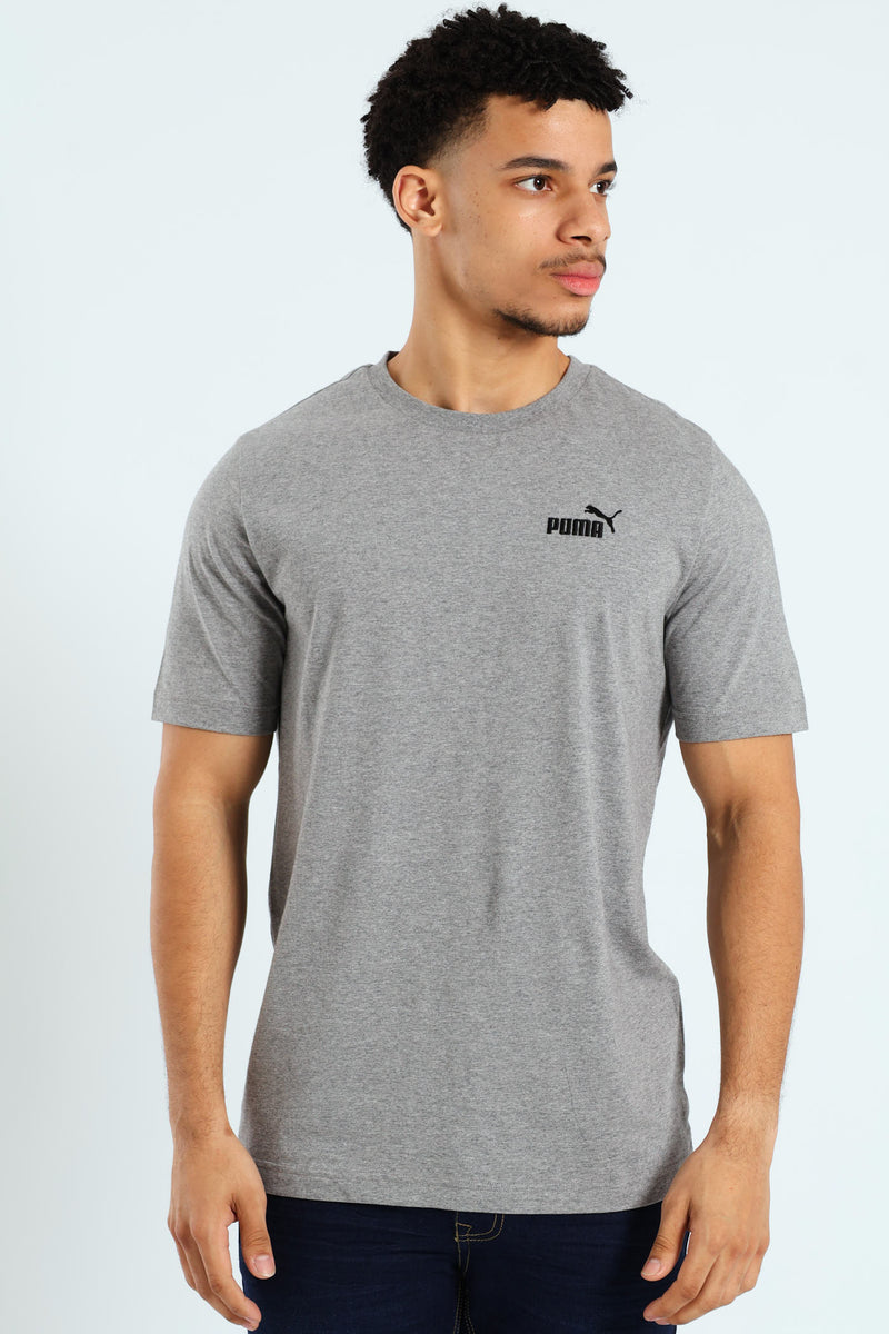 Essential Small No.1 Logo Tee - Grey
