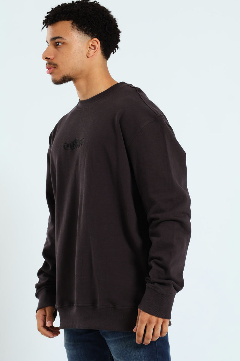 Fineline Crew Top - Black