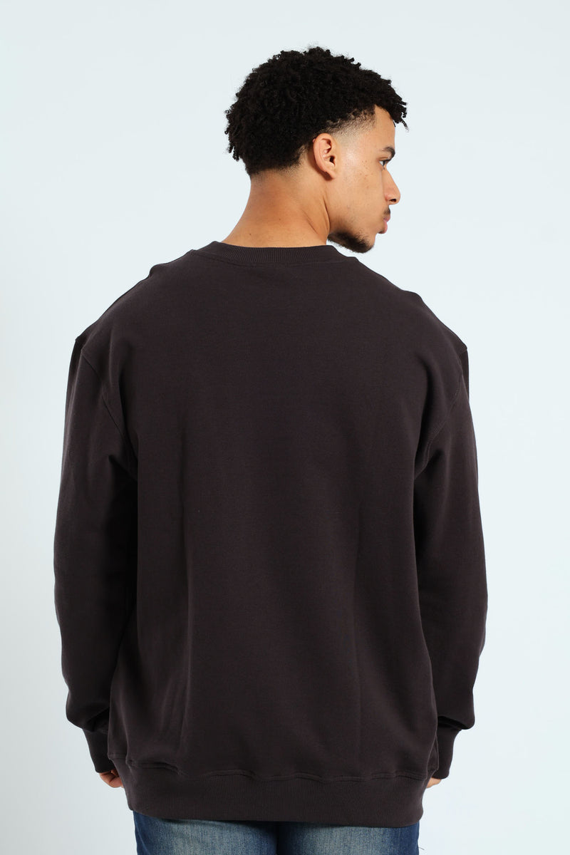 Fineline Crew Top - Black