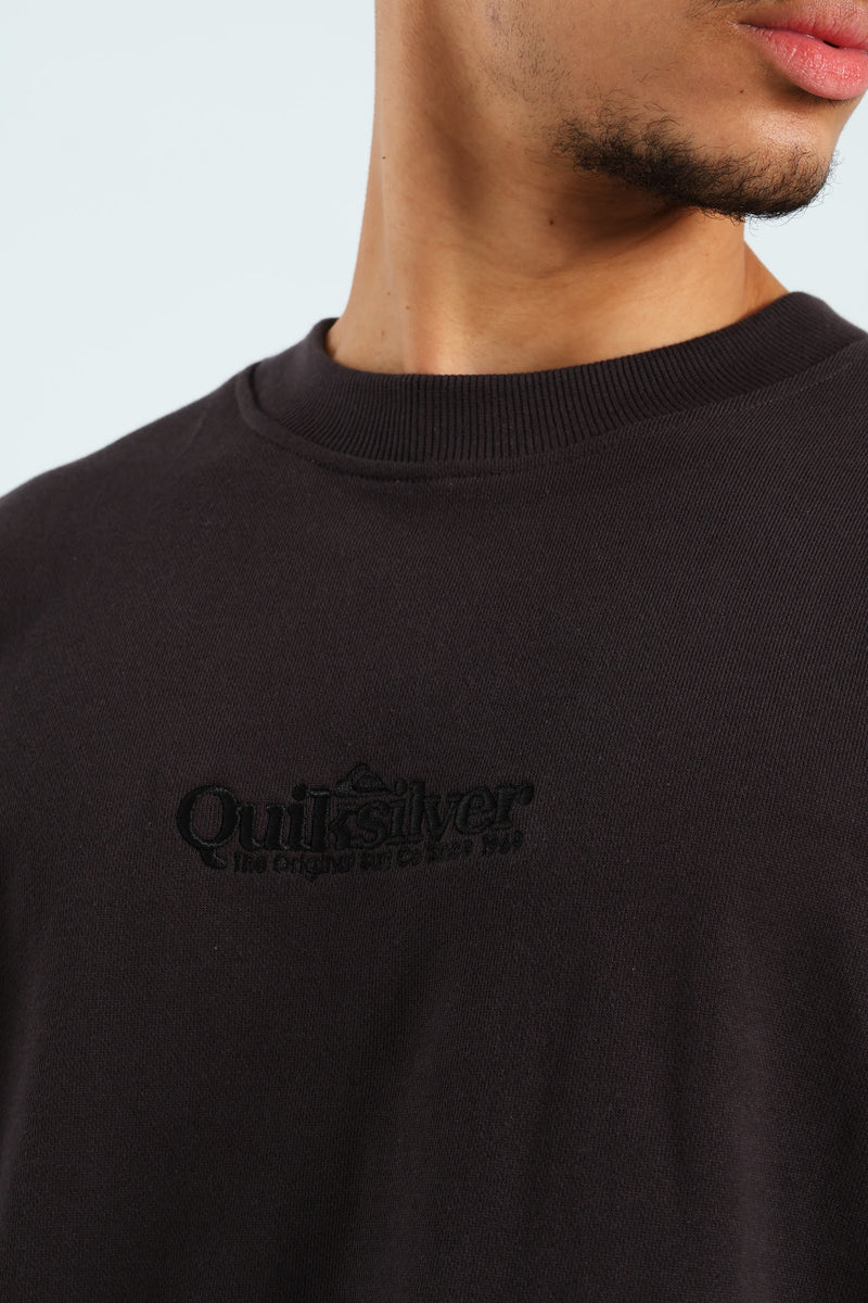 Fineline Crew Top - Black