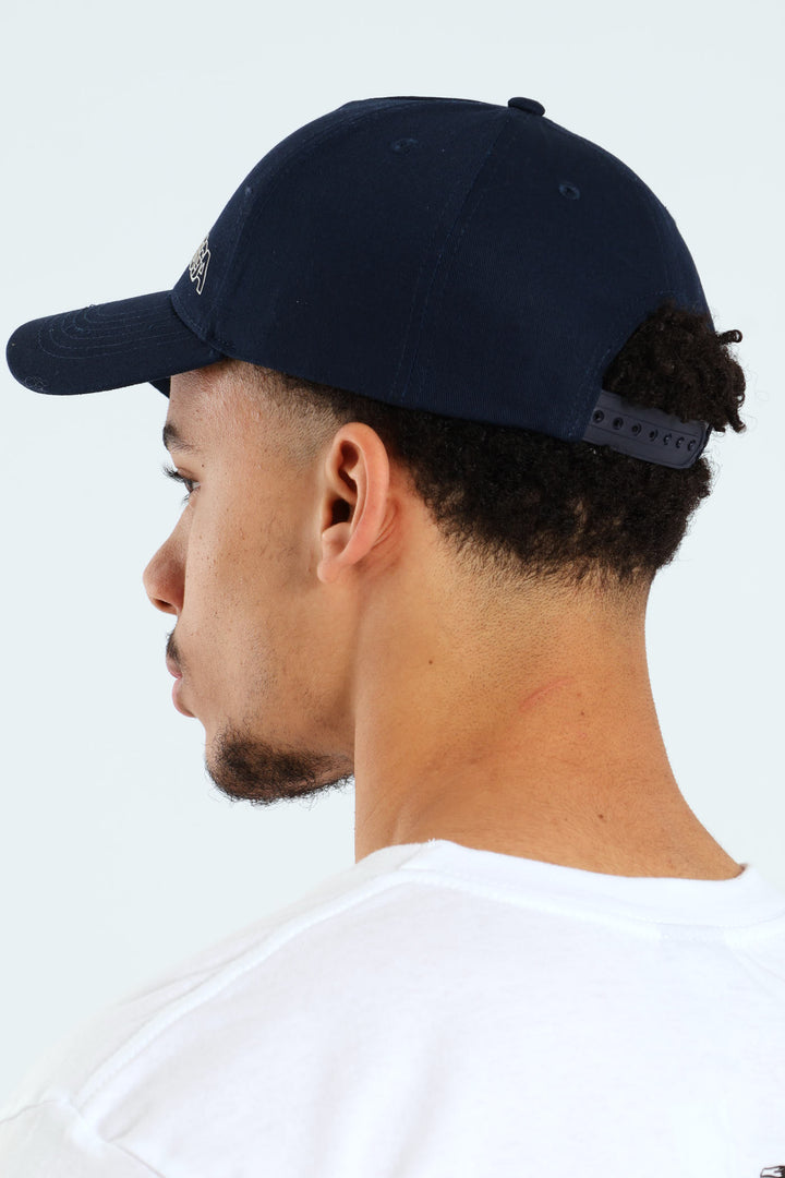 Rubber Print Cap - Navy
