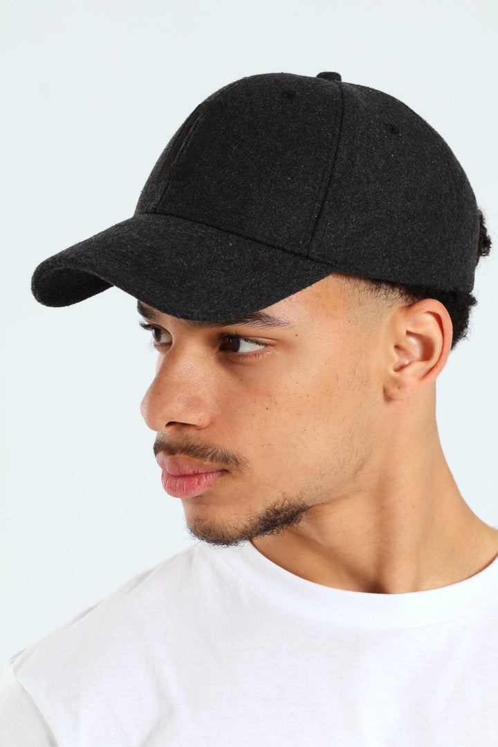 Felt Cap - Charcoal