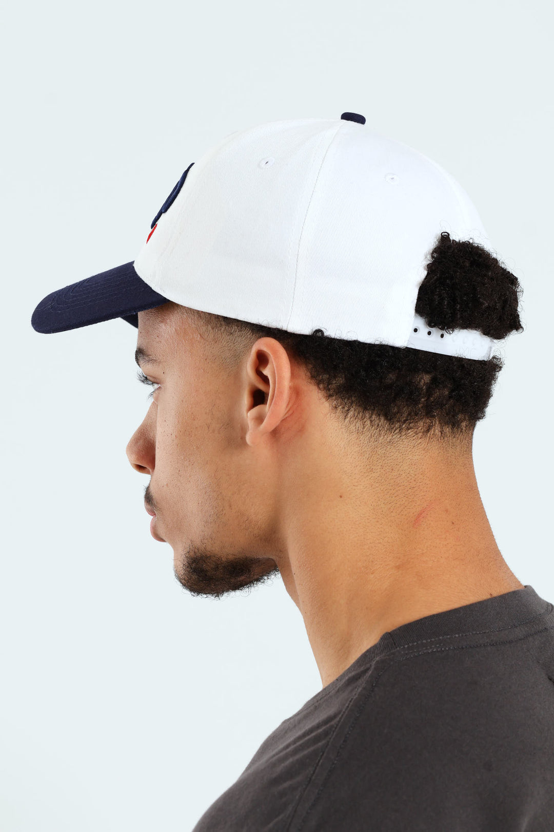 Champ Embroidered Cap - White