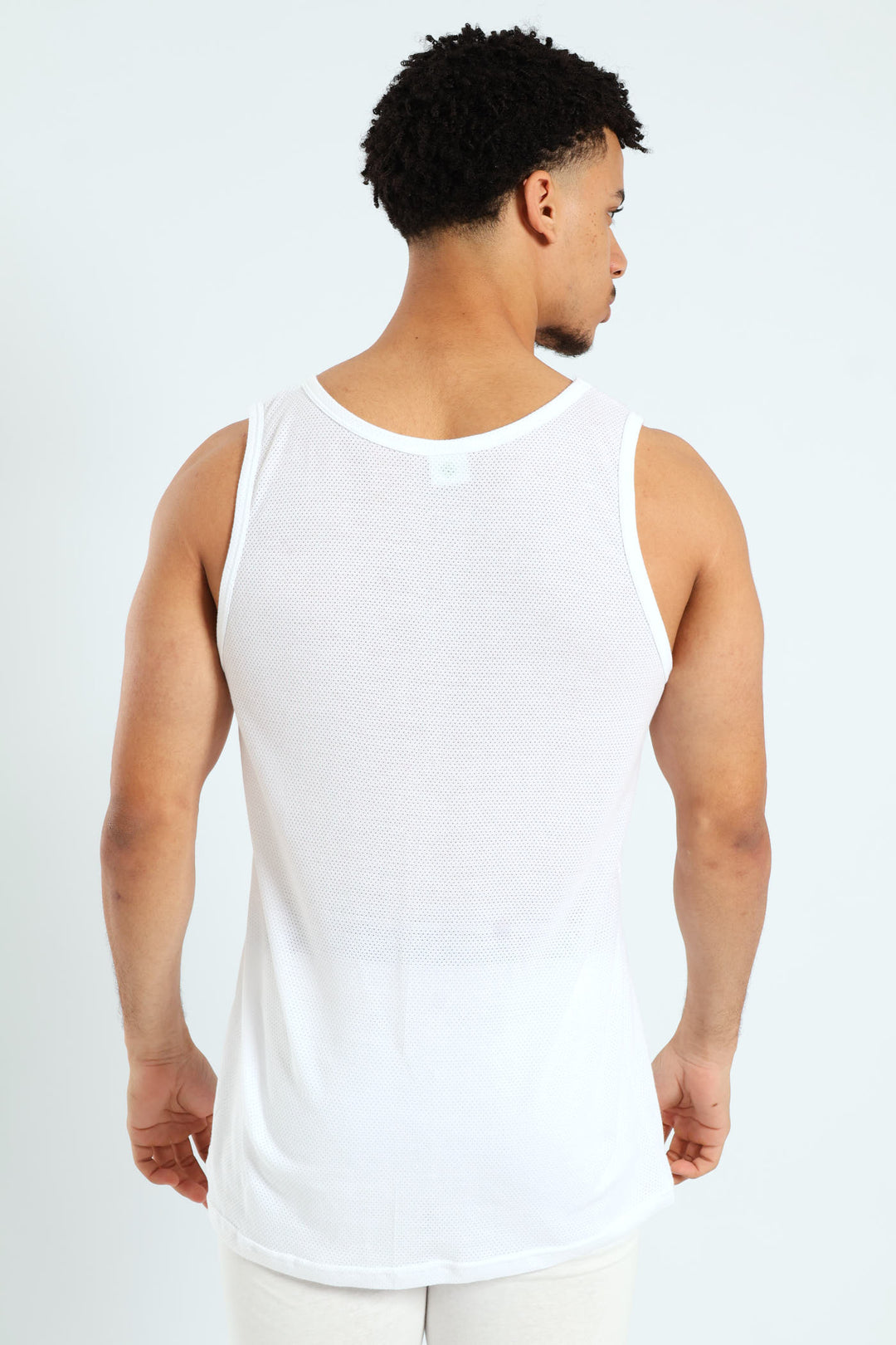 3 Pack Eyelet Vest - White