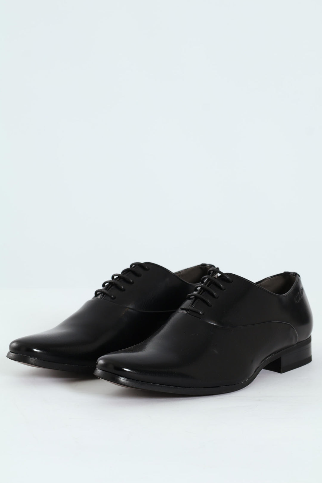 Plain Finish Oxford Shoe - Black