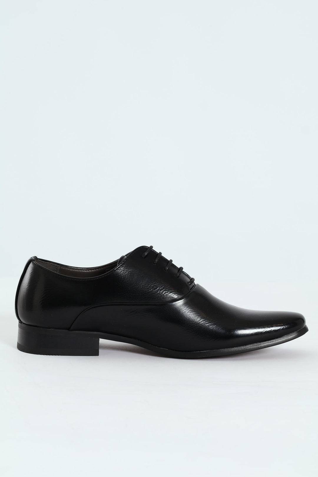 Plain Finish Oxford Shoe - Black