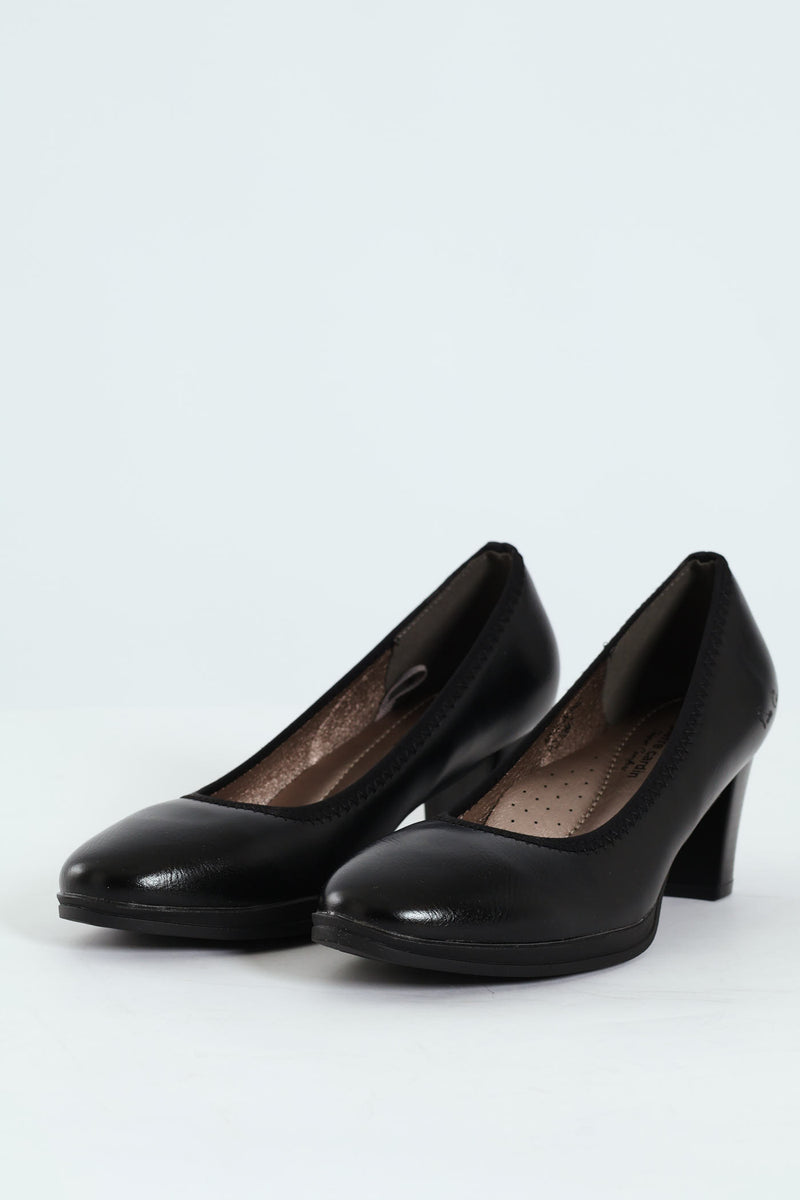 Core Modern Court Heel - Black