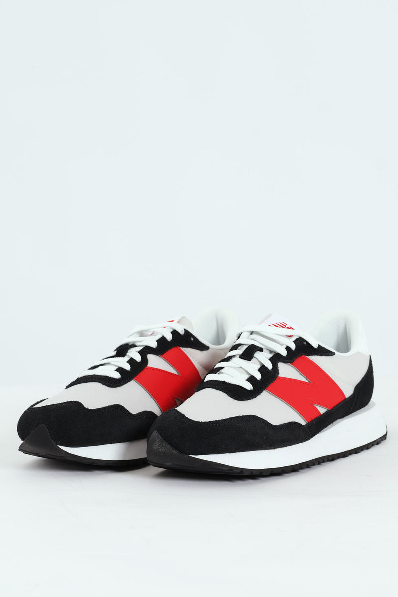 Foam Wedge Lace Up Sneaker - White/Black