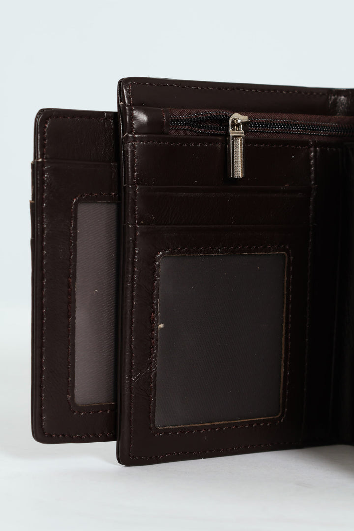 Removable Cardholder Wallet - Dark Brown