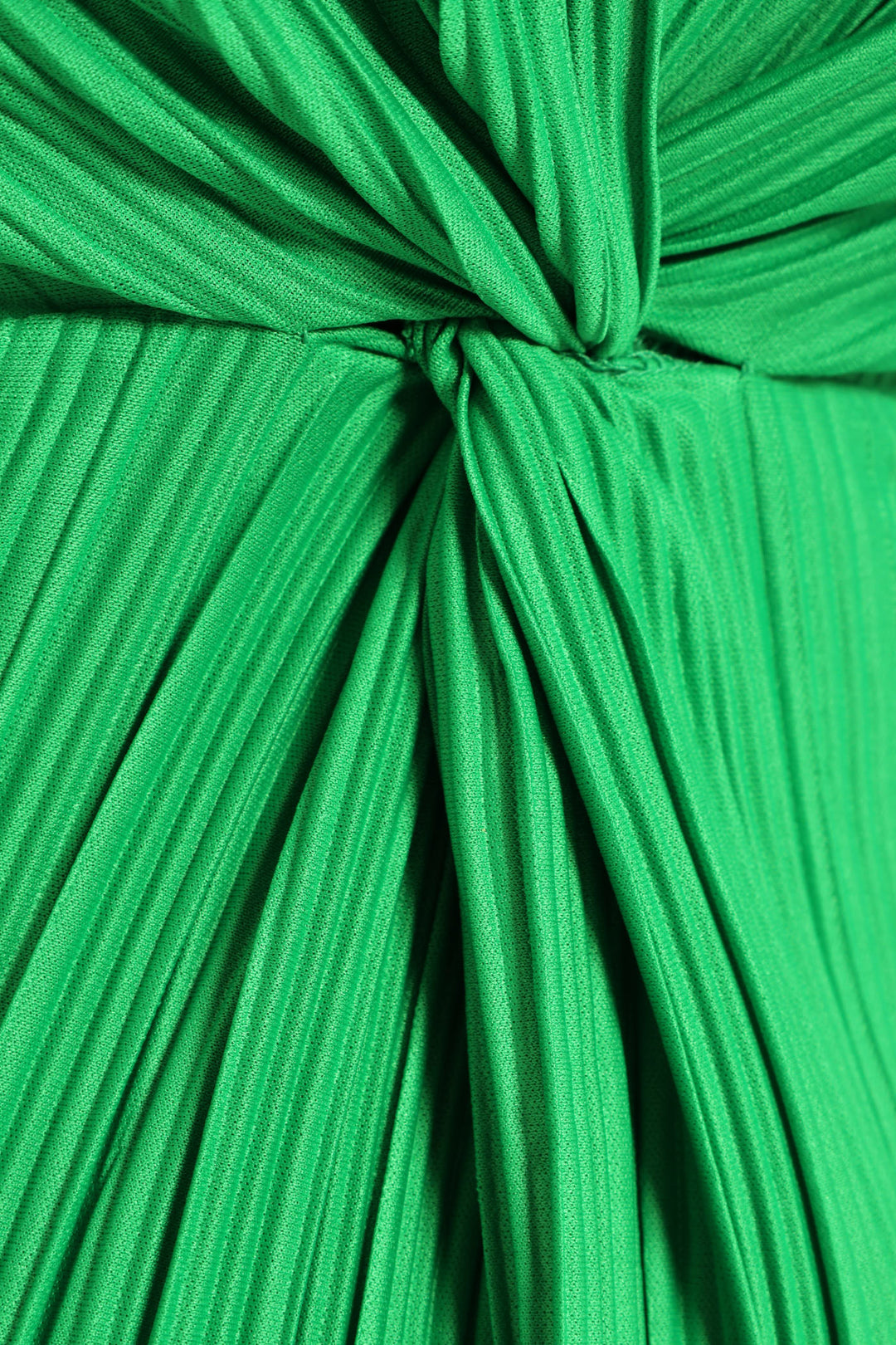 Sleeveless Knot Front Column Midaxi Dress - Emerald