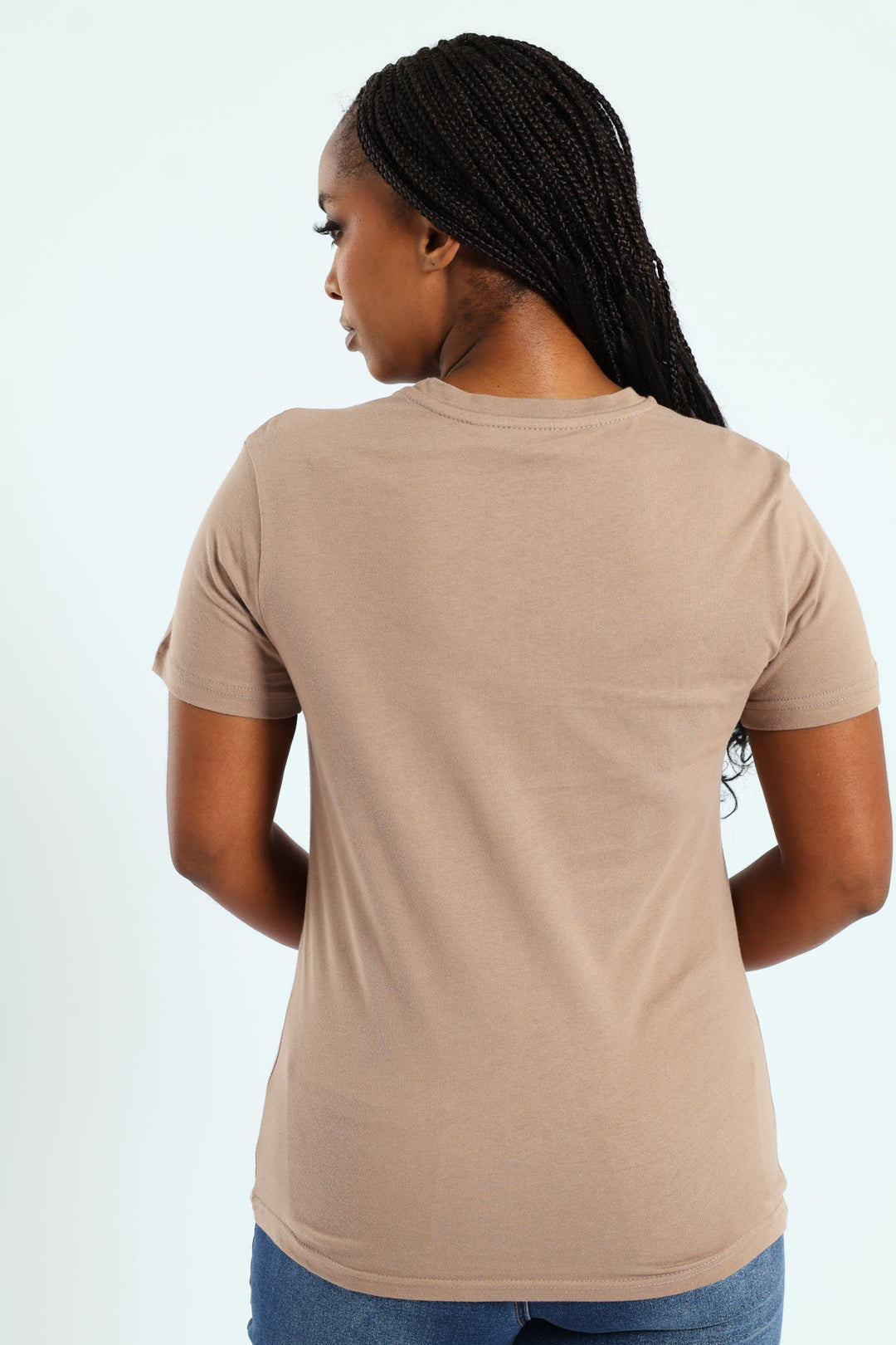 Flower Market Frame Tee - Taupe