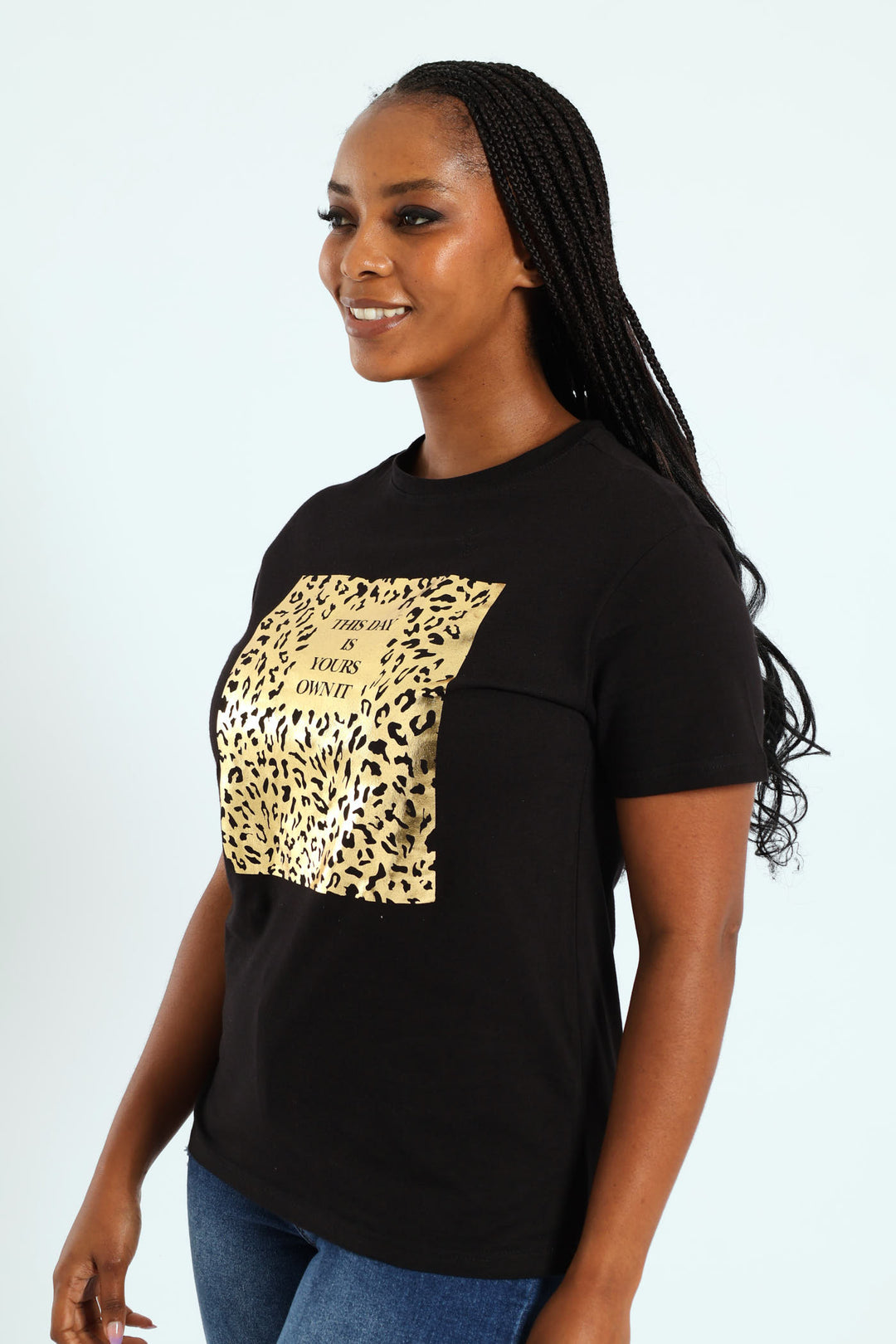 This Is Your Day Frame Foil Tee - Black