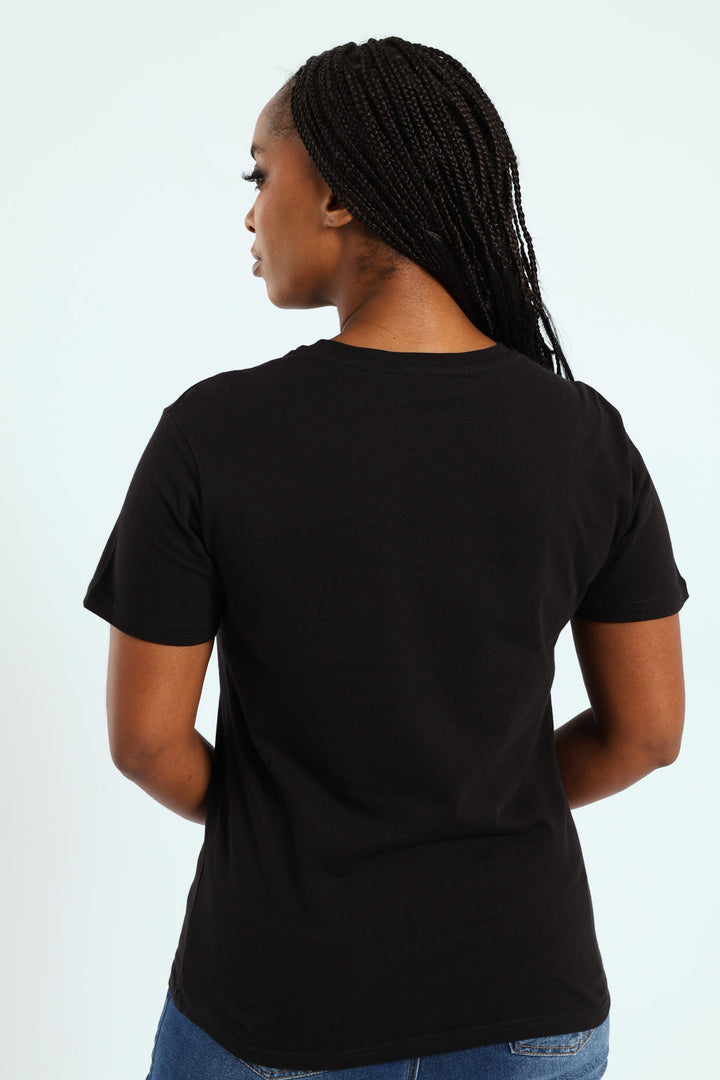 This Is Your Day Frame Foil Tee - Black