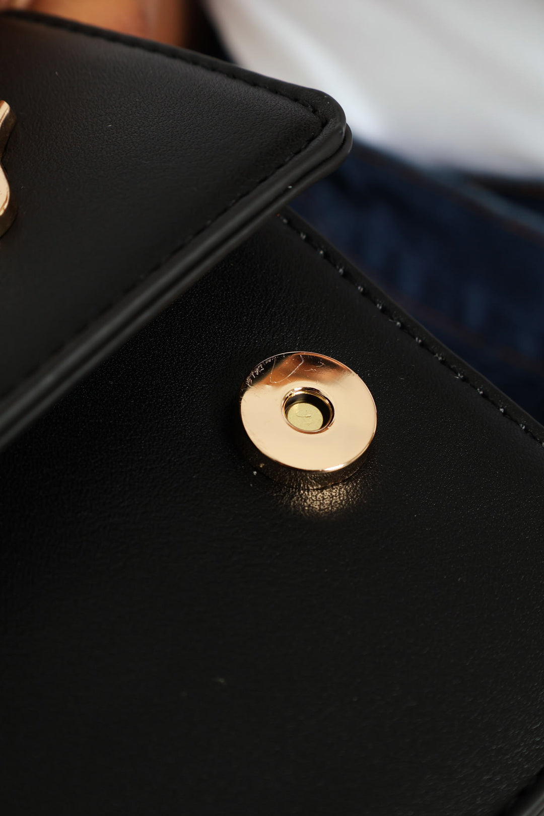 Structured Crossbody Bag - Black