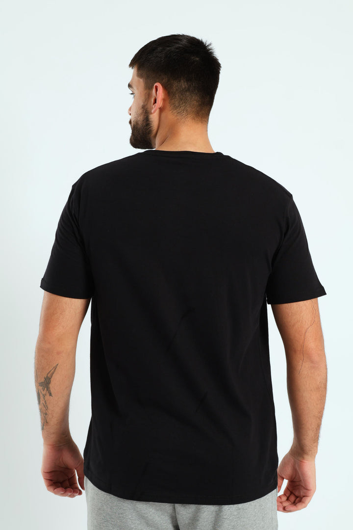 Corp Logo Tee - Black