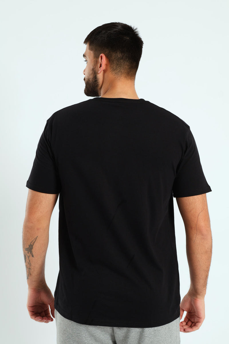 Corp Logo Tee - Black