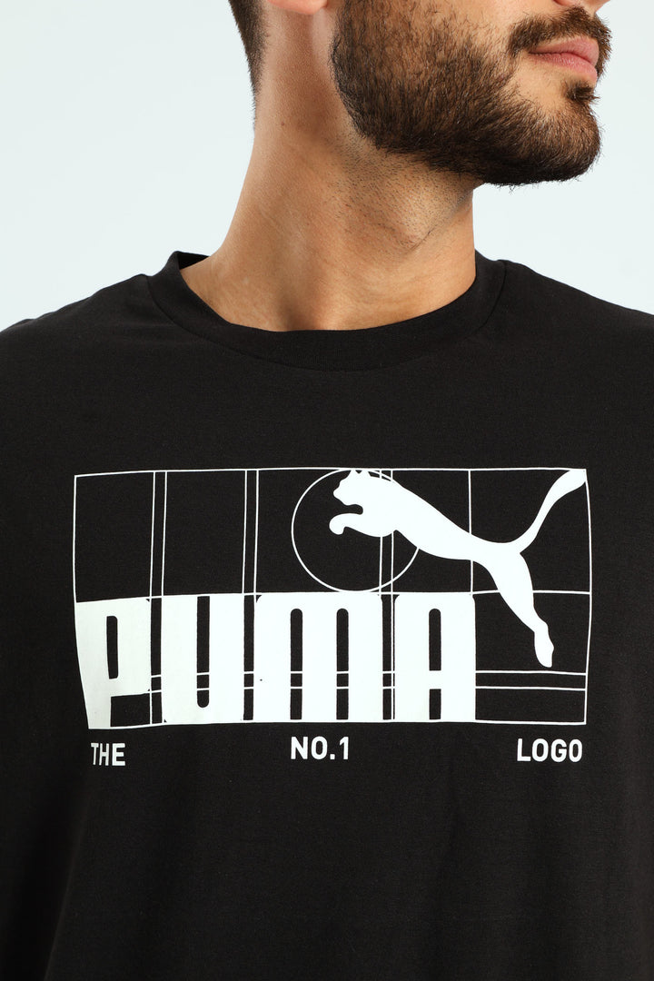 Graphic No.1 Logo Tee - Black