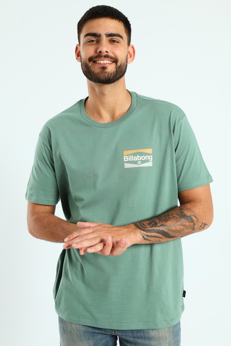 Walled Short Sleeve Tee - Green