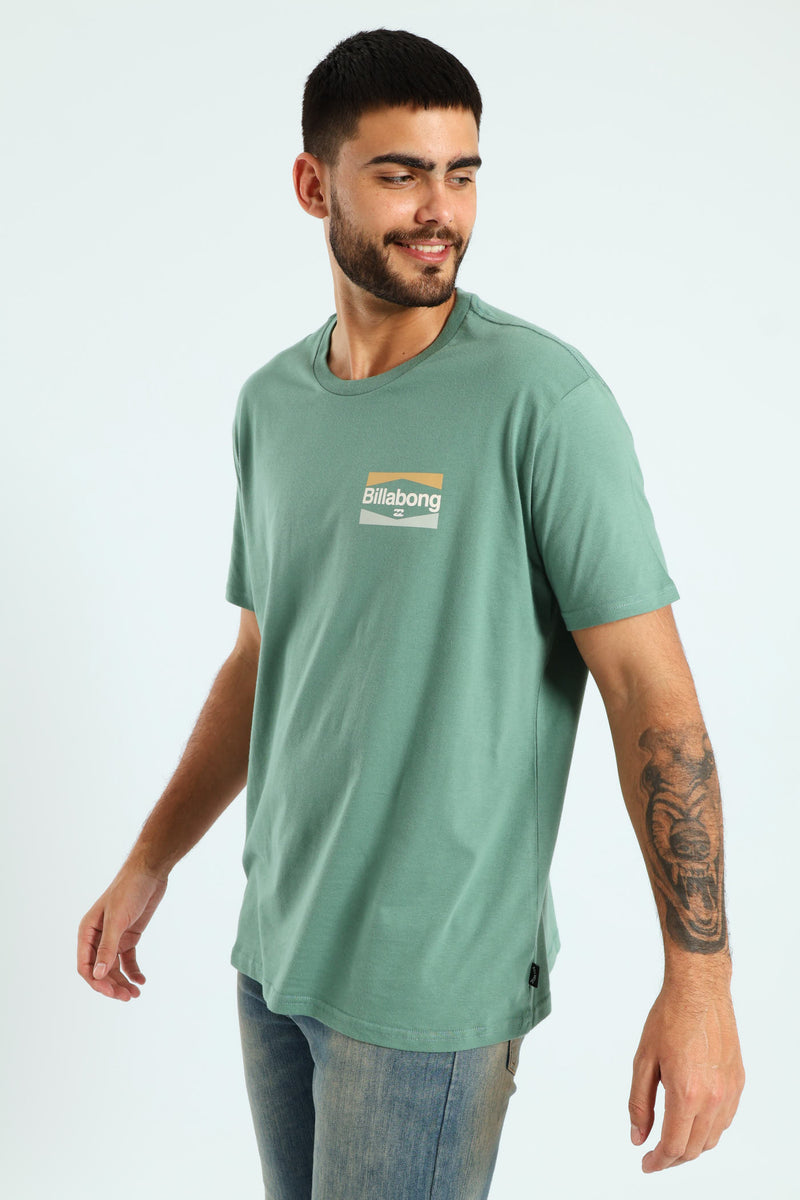 Walled Short Sleeve Tee - Green