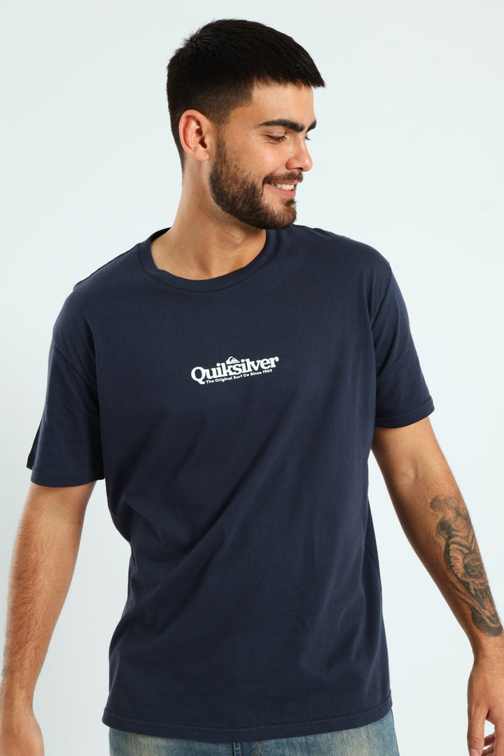 Fineline Tee - Navy