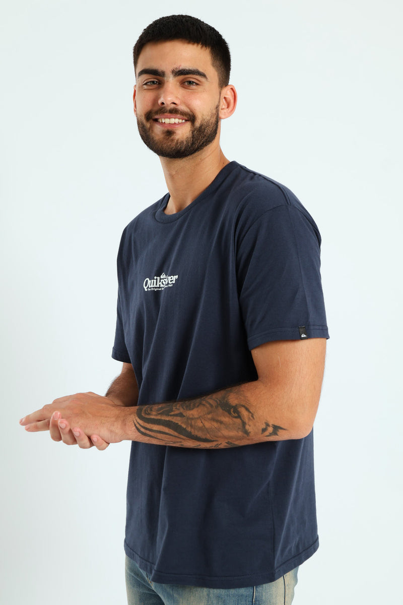 Fineline Tee - Navy