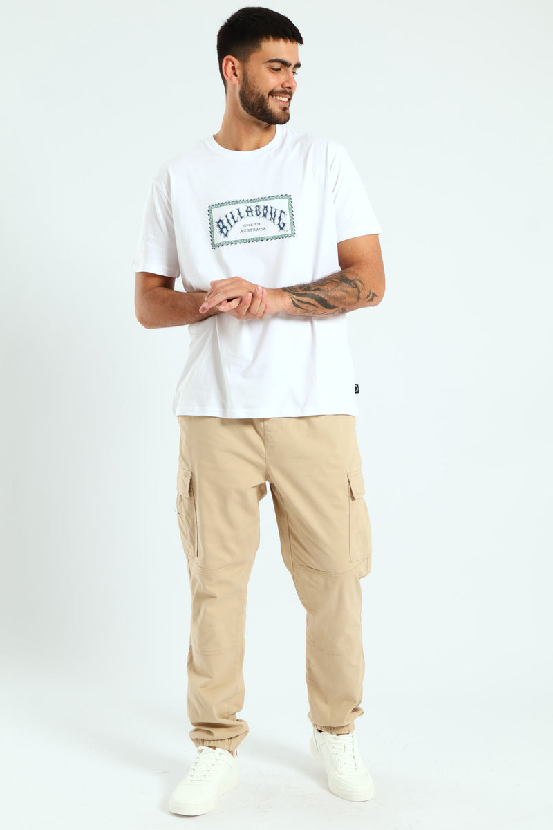Arch Frame Tee - White