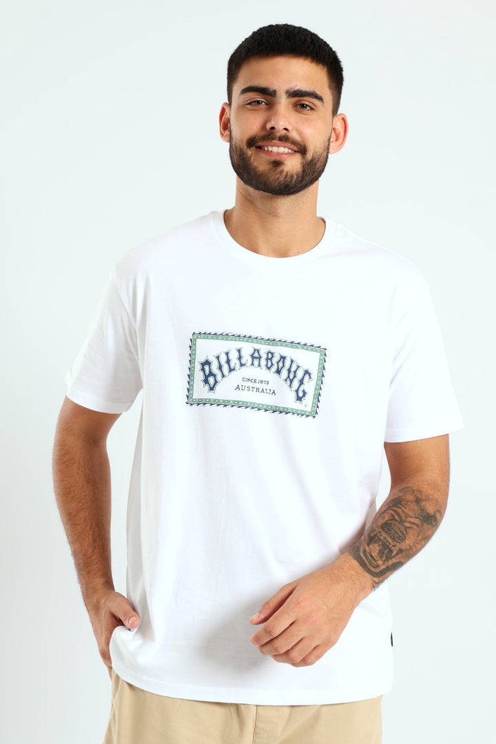 Arch Frame Tee - White