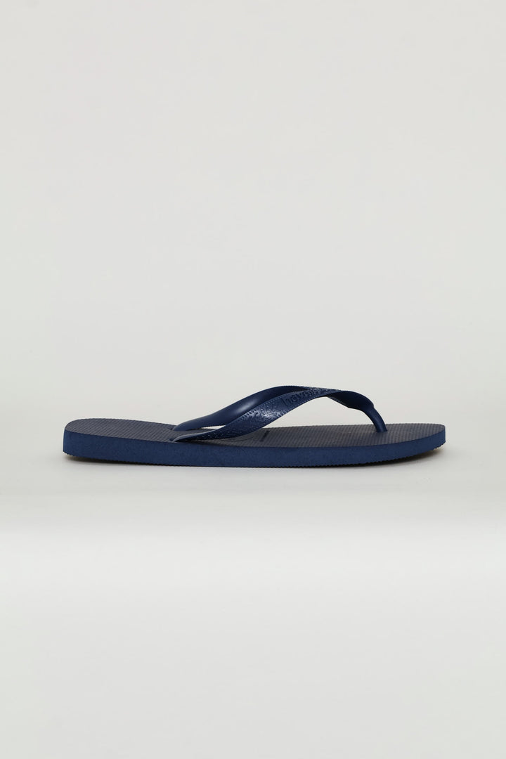 Plain Top Flip Flop Sandal - Navy