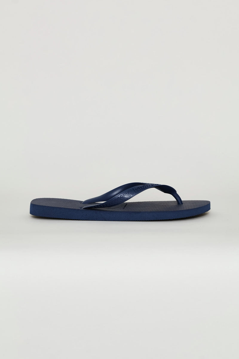 Plain Top Flip Flop Sandal - Navy