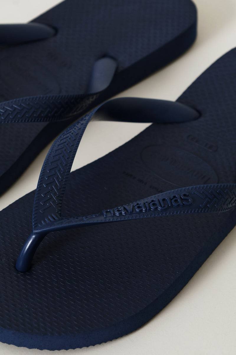 Plain Top Flip Flop Sandal - Navy