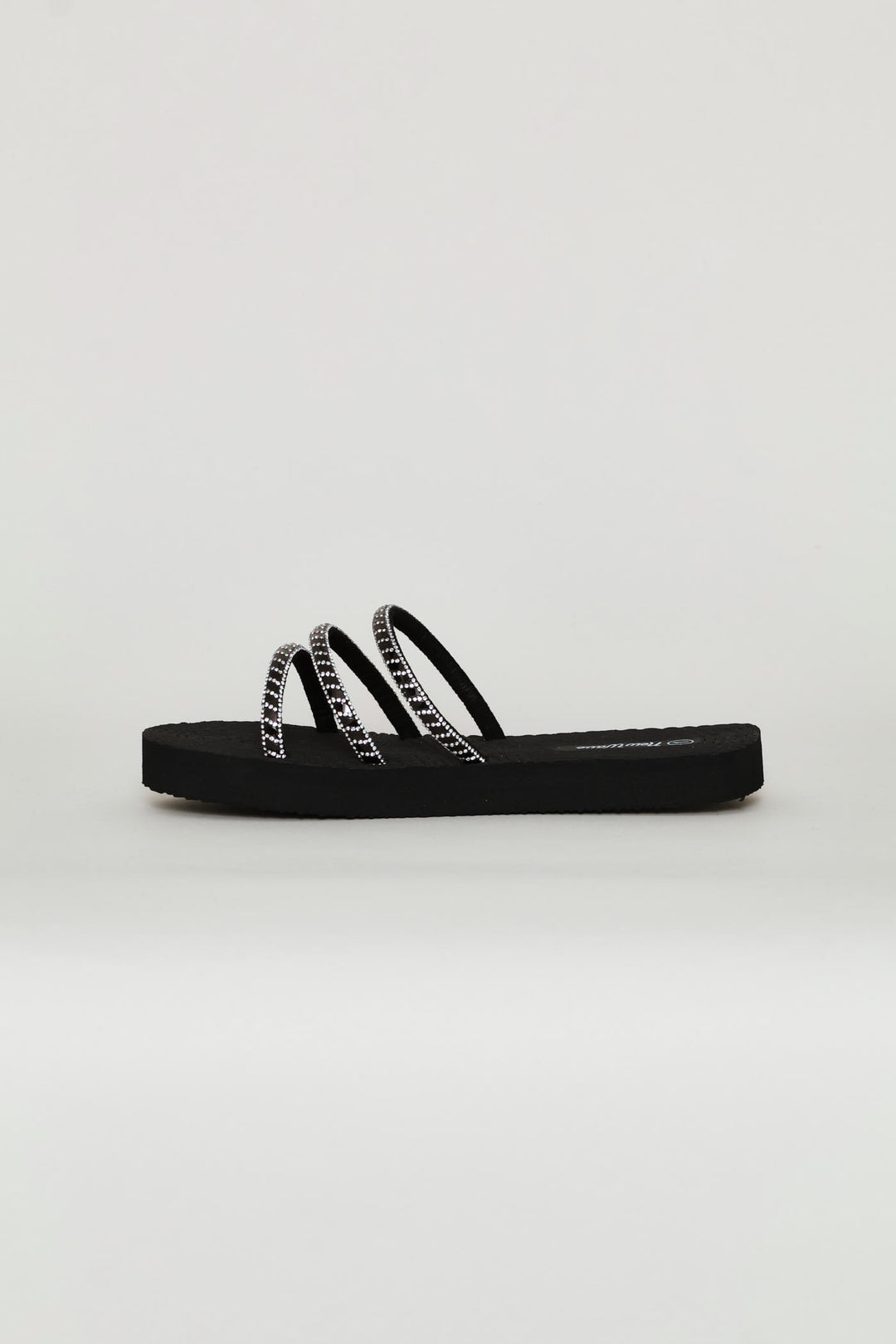 Girls Eva Strappy Sandal - Black