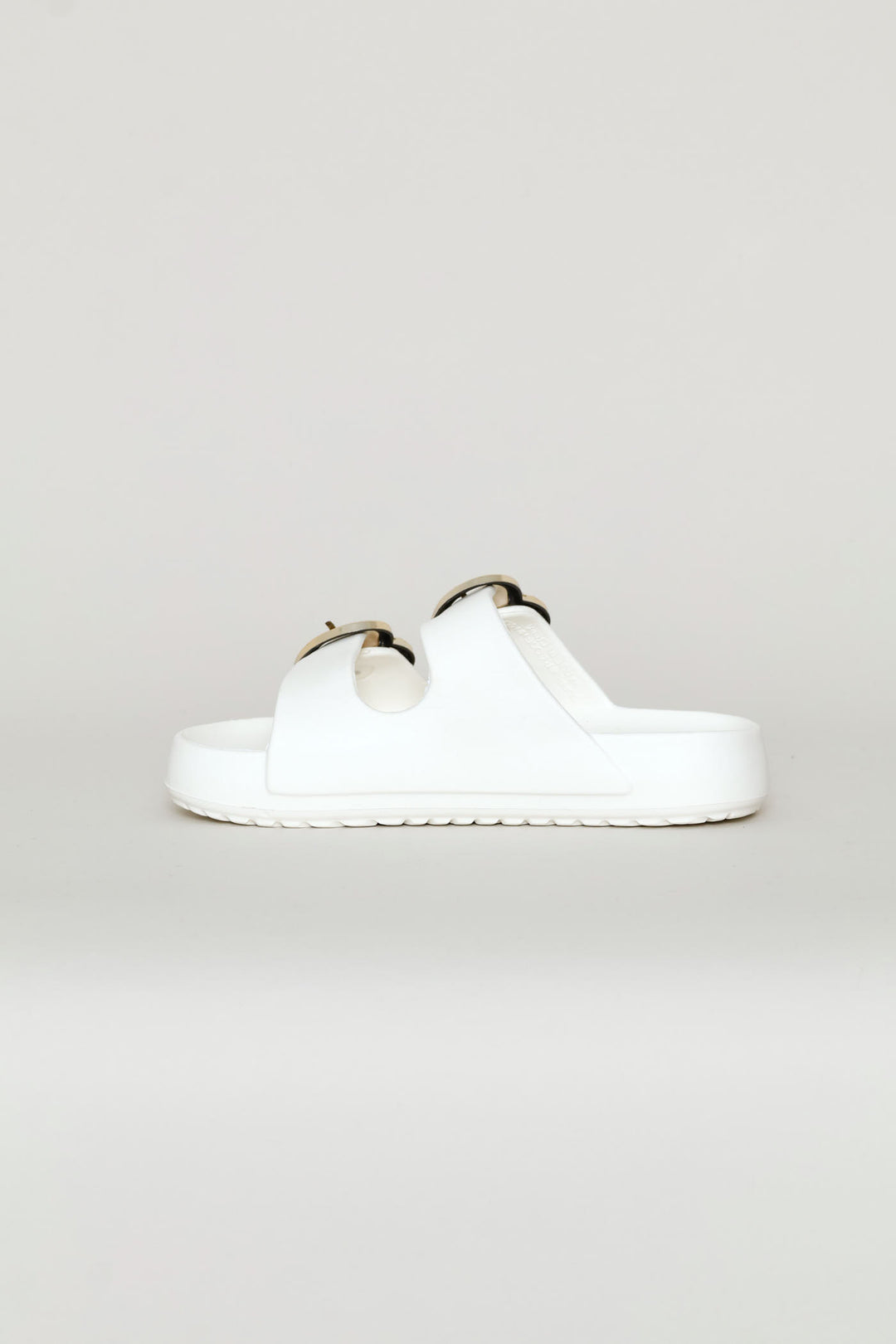 Girls Heart Moulded Health Sandal - White