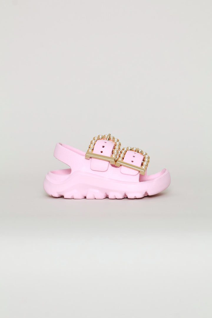 Pre-Girls Moulded Health Sandal - Light Pink