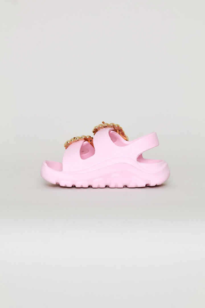 Pre-Girls Moulded Health Sandal - Light Pink
