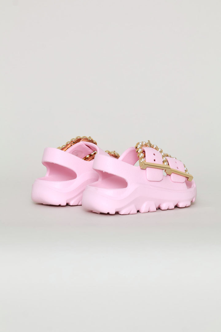 Pre-Girls Moulded Health Sandal - Light Pink