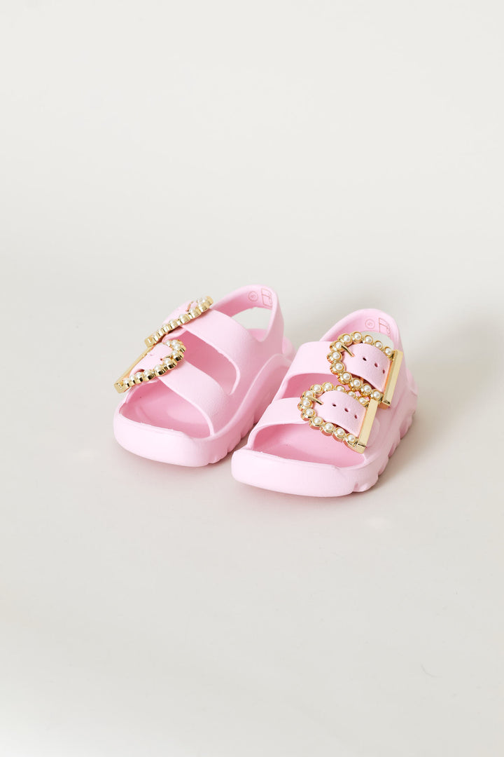 Pre-Girls Moulded Health Sandal - Light Pink