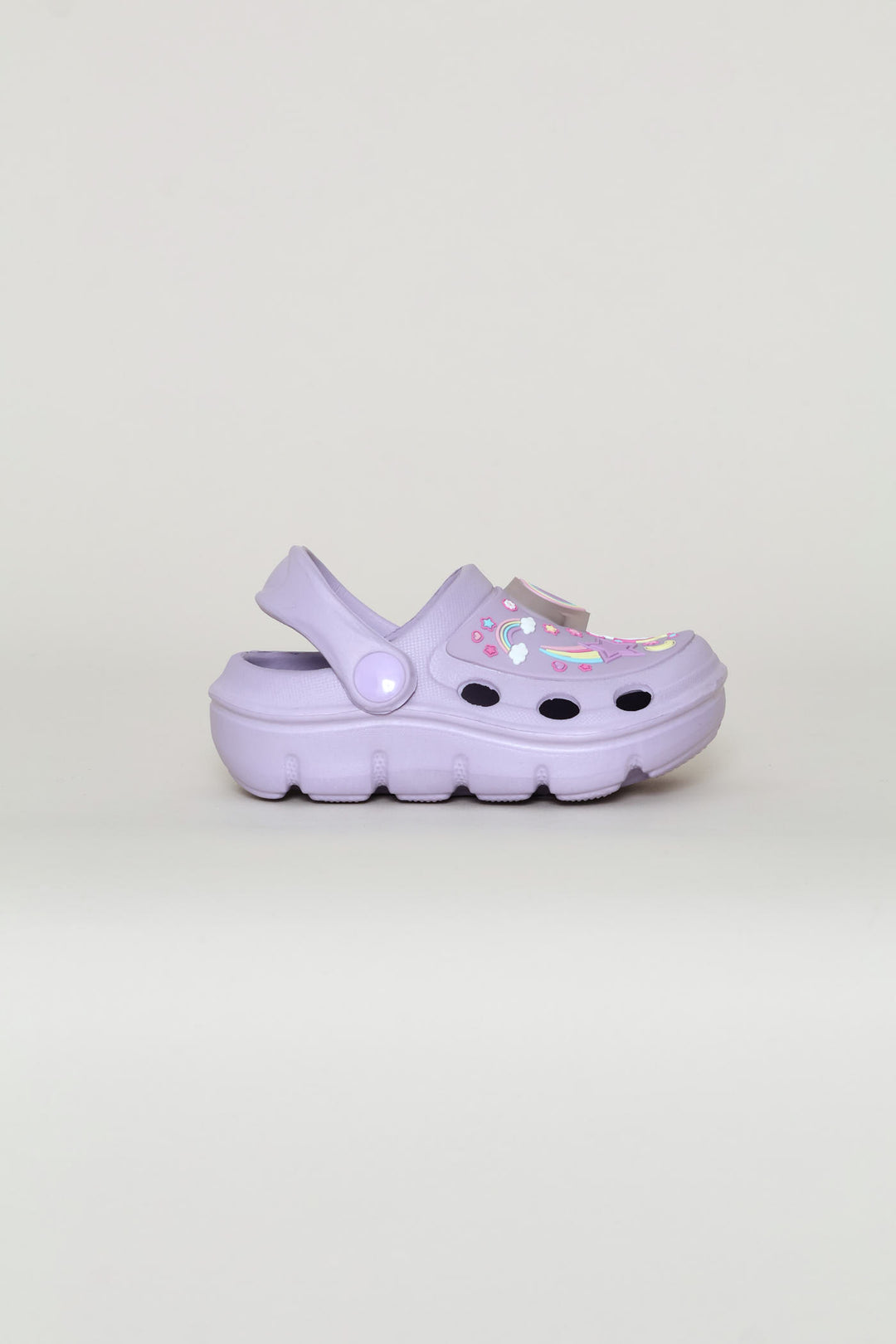 Pre-Girls Unicorn Light Up Clog - Lilac